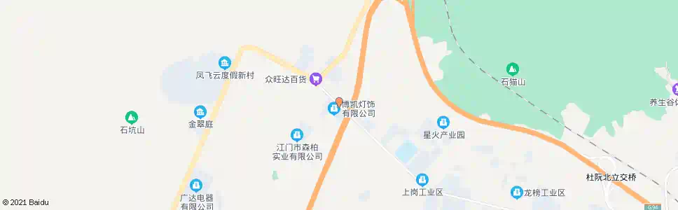 江门博凯灯饰_公交站地图_江门公交_妙搜公交查询2025