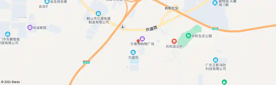江门共和_公交站地图_江门公交_妙搜公交查询2025