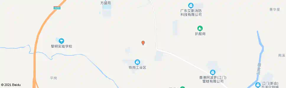 江门铁岗2_公交站地图_江门公交_妙搜公交查询2025