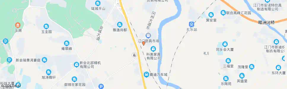 江门旧货市场_公交站地图_江门公交_妙搜公交查询2025