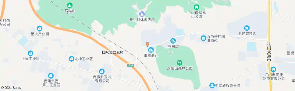 江门福泉会所_公交站地图_江门公交_妙搜公交查询2025
