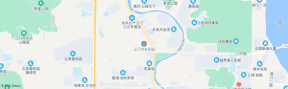 江门司前车站_公交站地图_江门公交_妙搜公交查询2025