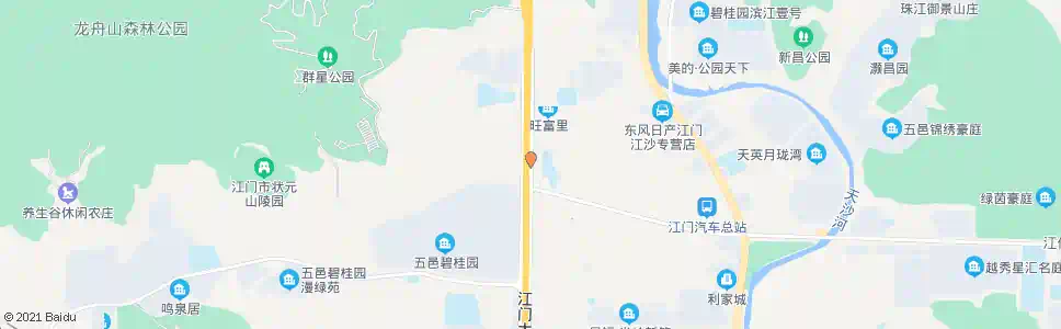 江门大西坑路口_公交站地图_江门公交_妙搜公交查询2025