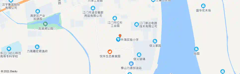 江门中东桥_公交站地图_江门公交_妙搜公交查询2025