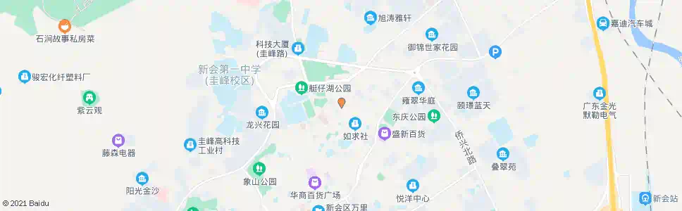江门平安路站_公交站地图_江门公交_妙搜公交查询2025
