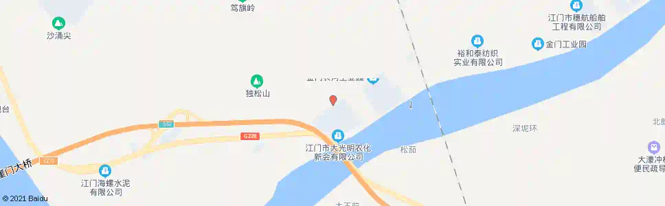 江门南门桥_公交站地图_江门公交_妙搜公交查询2025
