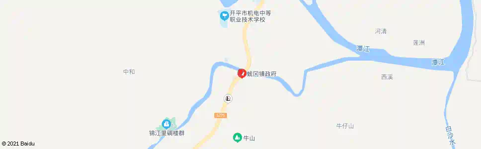 江门蚬岗镇站_公交站地图_江门公交_妙搜公交查询2025