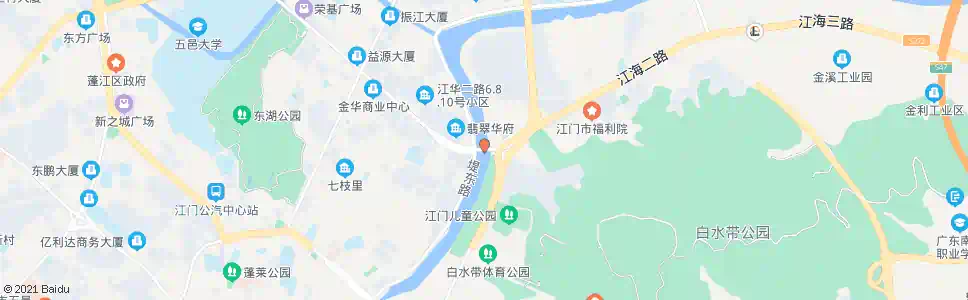 江门东华大桥_公交站地图_江门公交_妙搜公交查询2025
