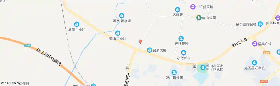 江门福利院_公交站地图_江门公交_妙搜公交查询2025
