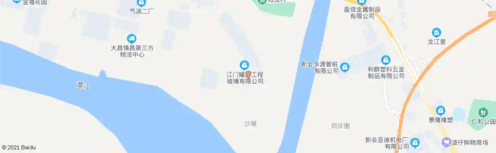江门华冠钢铁_公交站地图_江门公交_妙搜公交查询2025