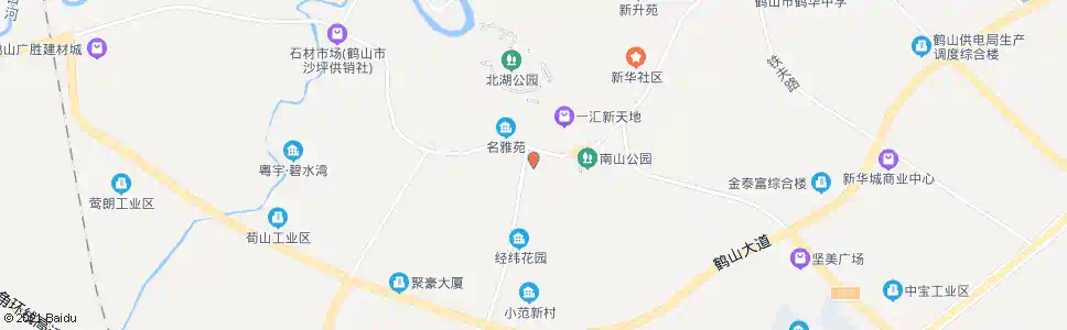 江门鹤山人民医院_公交站地图_江门公交_妙搜公交查询2025