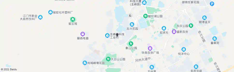 江门西园新村_公交站地图_江门公交_妙搜公交查询2025