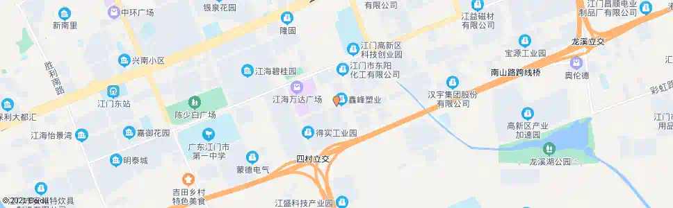 江门得发路_公交站地图_江门公交_妙搜公交查询2025