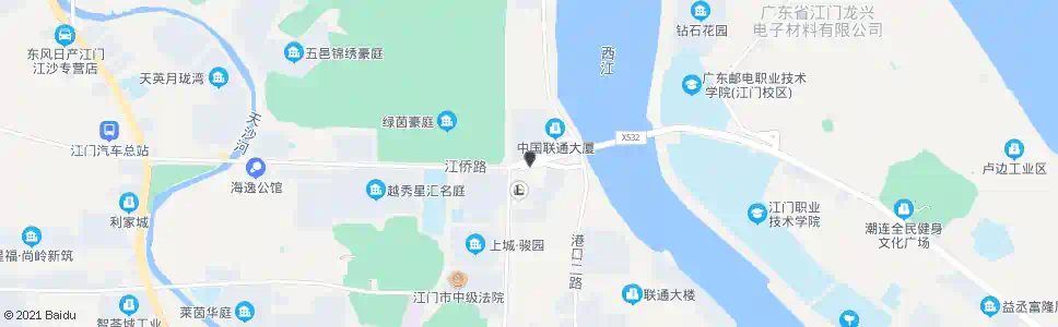 江门潮连大桥西_公交站地图_江门公交_妙搜公交查询2025