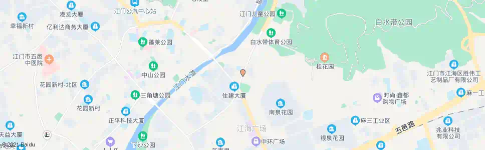 江门房产大厦东_公交站地图_江门公交_妙搜公交查询2025