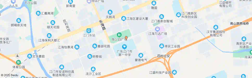 江门江门一中_公交站地图_江门公交_妙搜公交查询2025