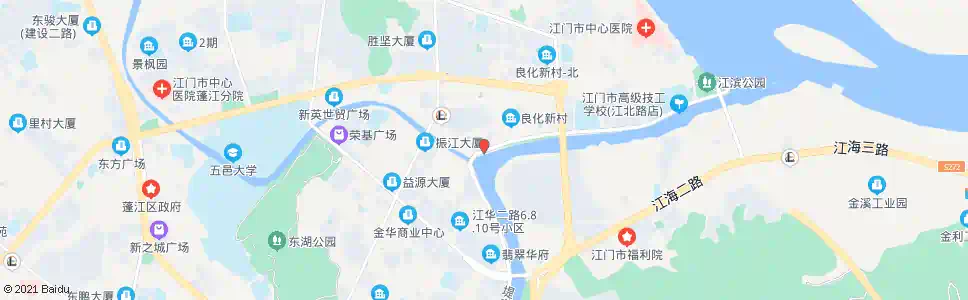 江门东炮台桥_公交站地图_江门公交_妙搜公交查询2025