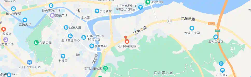 江门滘北_公交站地图_江门公交_妙搜公交查询2025