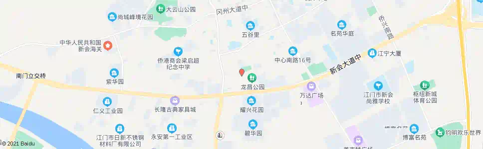 江门肇康市场_公交站地图_江门公交_妙搜公交查询2025