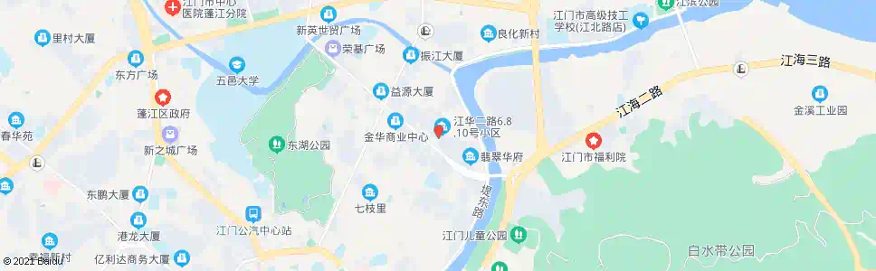 江门江华二路_公交站地图_江门公交_妙搜公交查询2025