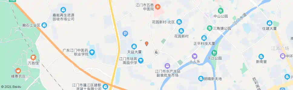 江门永盛市场_公交站地图_江门公交_妙搜公交查询2025