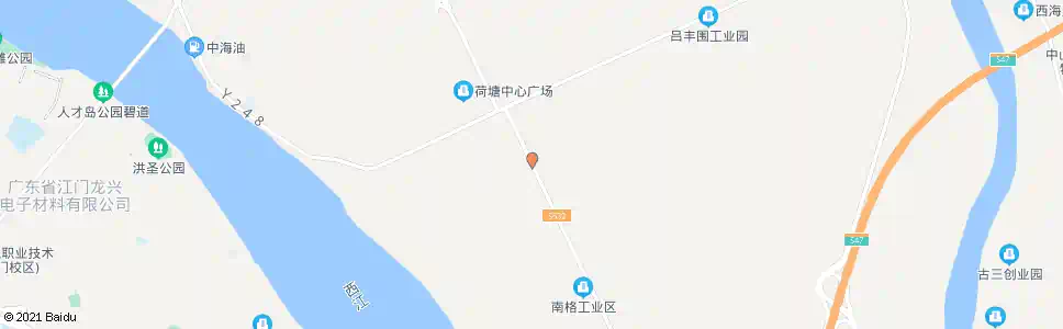 江门荷塘交警中队_公交站地图_江门公交_妙搜公交查询2025