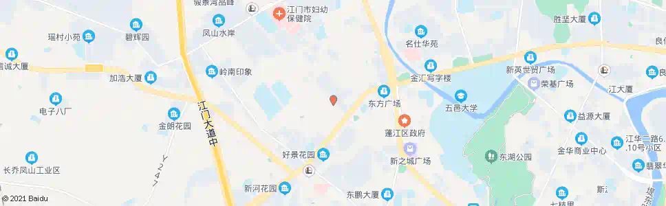 江门里村大道南_公交站地图_江门公交_妙搜公交查询2025