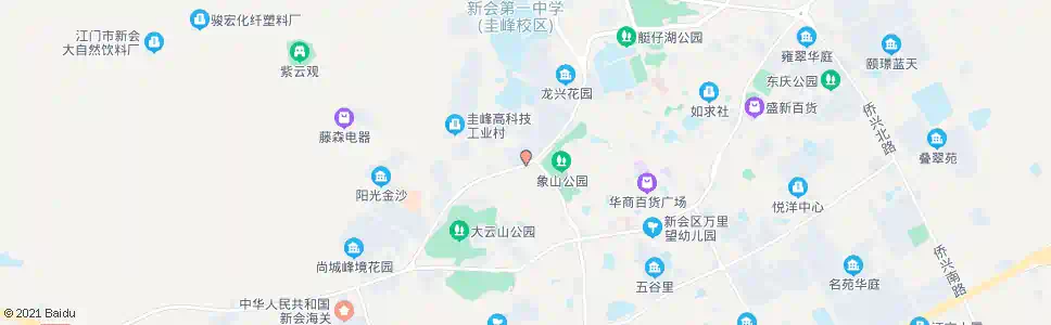 江门新会旧车站_公交站地图_江门公交_妙搜公交查询2025