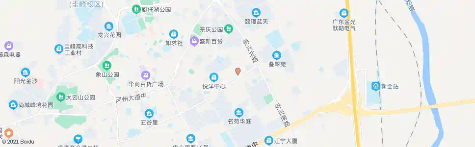 江门东庆北1_公交站地图_江门公交_妙搜公交查询2025