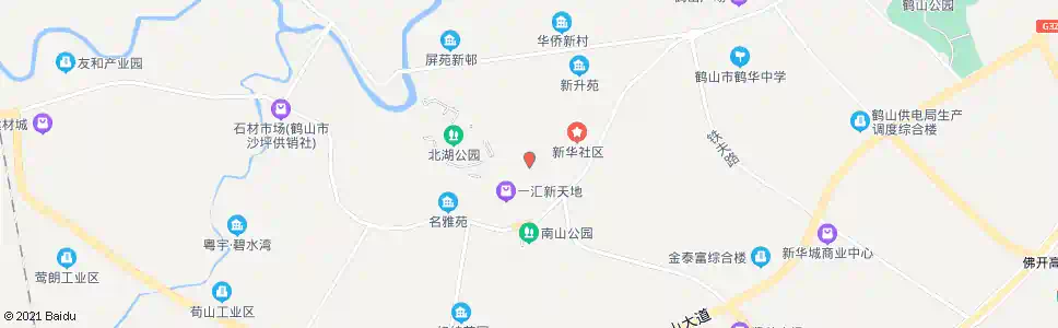 江门华客隆_公交站地图_江门公交_妙搜公交查询2025