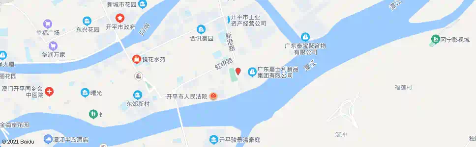 江门港口公园站_公交站地图_江门公交_妙搜公交查询2025