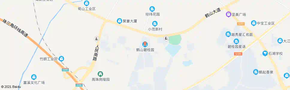 江门鹤山碧桂园_公交站地图_江门公交_妙搜公交查询2025