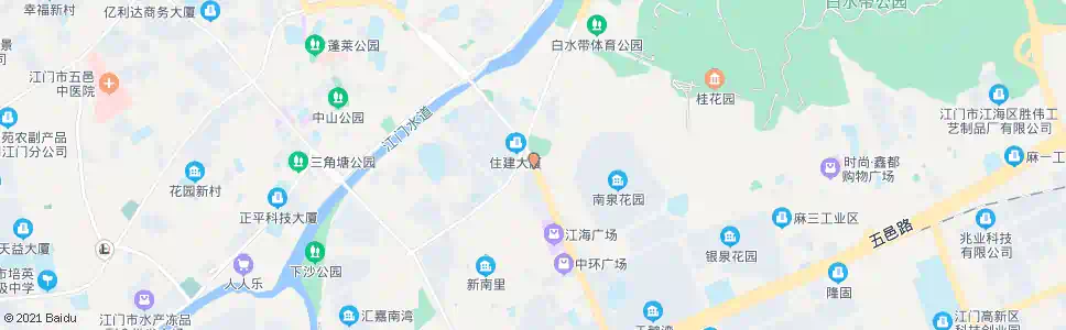 江门房产大厦_公交站地图_江门公交_妙搜公交查询2025