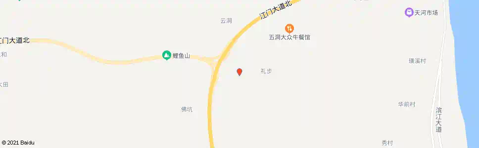 江门五洞_公交站地图_江门公交_妙搜公交查询2025