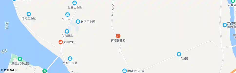 江门四方塘_公交站地图_江门公交_妙搜公交查询2025
