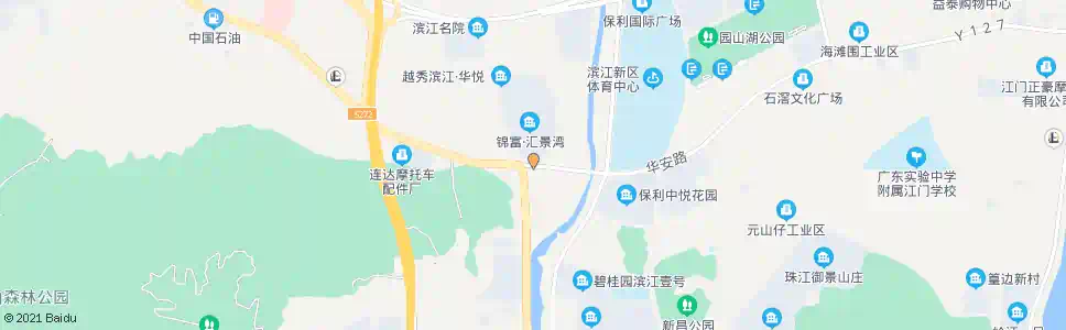 江门锦富汇景湾_公交站地图_江门公交_妙搜公交查询2025
