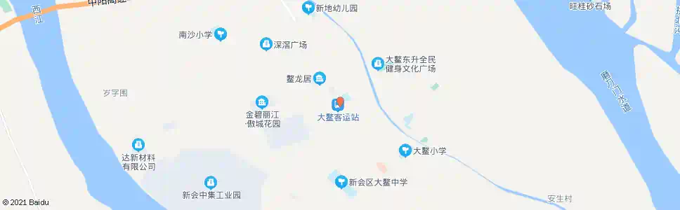 江门大鳌车站_公交站地图_江门公交_妙搜公交查询2025