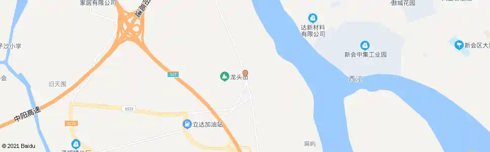 江门大螯大桥西_公交站地图_江门公交_妙搜公交查询2025