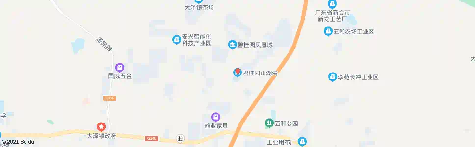 江门碧桂园山湖湾_公交站地图_江门公交_妙搜公交查询2025