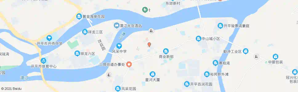 江门新昌公园站_公交站地图_江门公交_妙搜公交查询2025