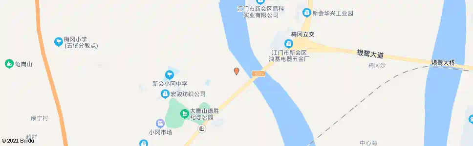 江门小冈村_公交站地图_江门公交_妙搜公交查询2025