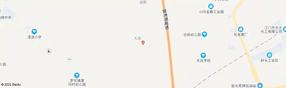 江门大湾_公交站地图_江门公交_妙搜公交查询2025