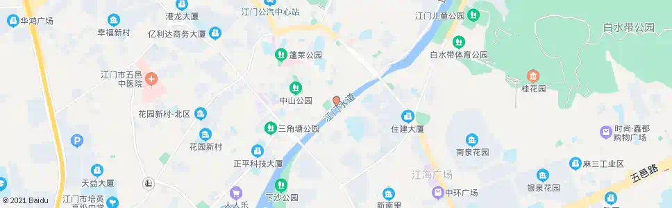 江门钓台路_公交站地图_江门公交_妙搜公交查询2025