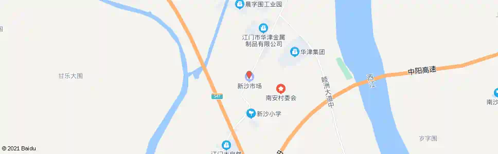 江门新沙_公交站地图_江门公交_妙搜公交查询2025