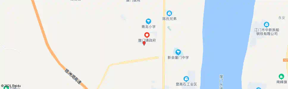 江门黄冲村_公交站地图_江门公交_妙搜公交查询2025