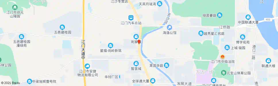 江门中邦广场_公交站地图_江门公交_妙搜公交查询2025