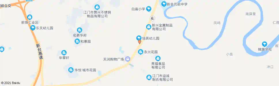 江门司前派出所_公交站地图_江门公交_妙搜公交查询2025
