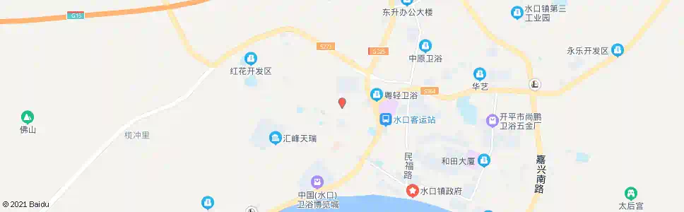 江门农民城路口_公交站地图_江门公交_妙搜公交查询2025