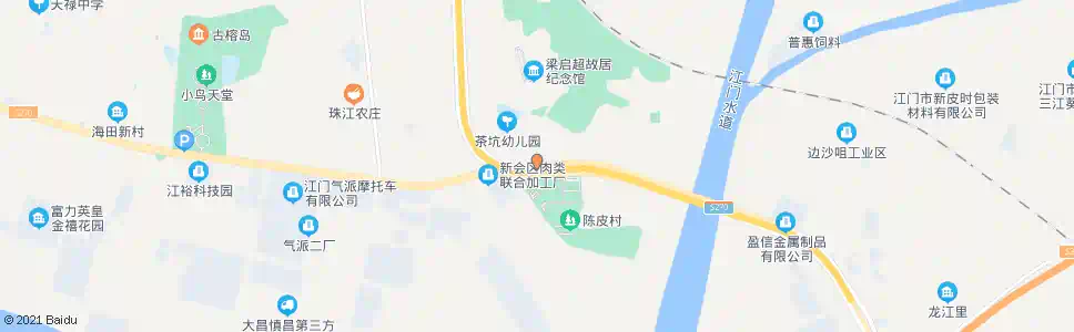 江门梁启超故居_公交站地图_江门公交_妙搜公交查询2025