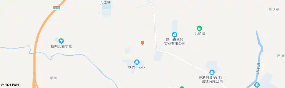 江门铁岗1_公交站地图_江门公交_妙搜公交查询2025